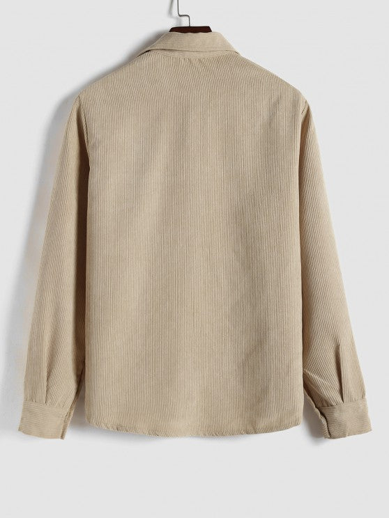 Alban | Relaxed Long Sleeve Button Up Shirt