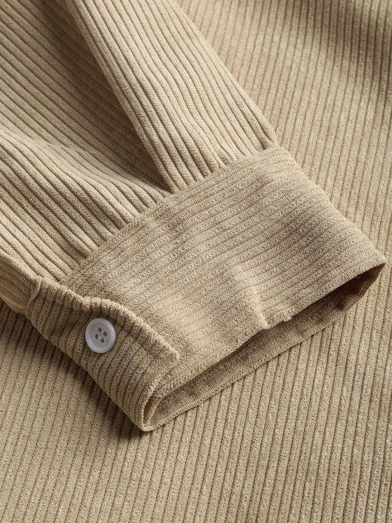 Alban | Relaxed Long Sleeve Button Up Shirt