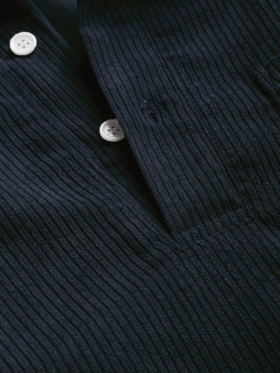 Alban | Relaxed Long Sleeve Button Up Shirt