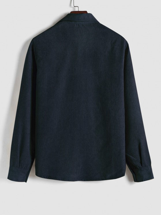 Alban | Relaxed Long Sleeve Button Up Shirt