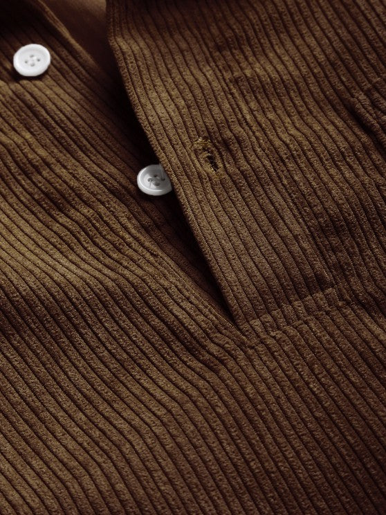 Alban | Relaxed Long Sleeve Button Up Shirt