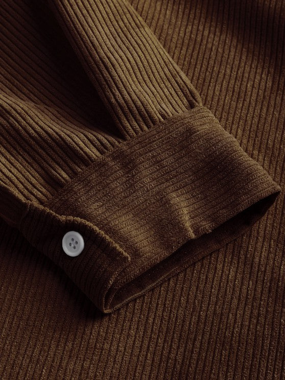 Alban | Relaxed Long Sleeve Button Up Shirt