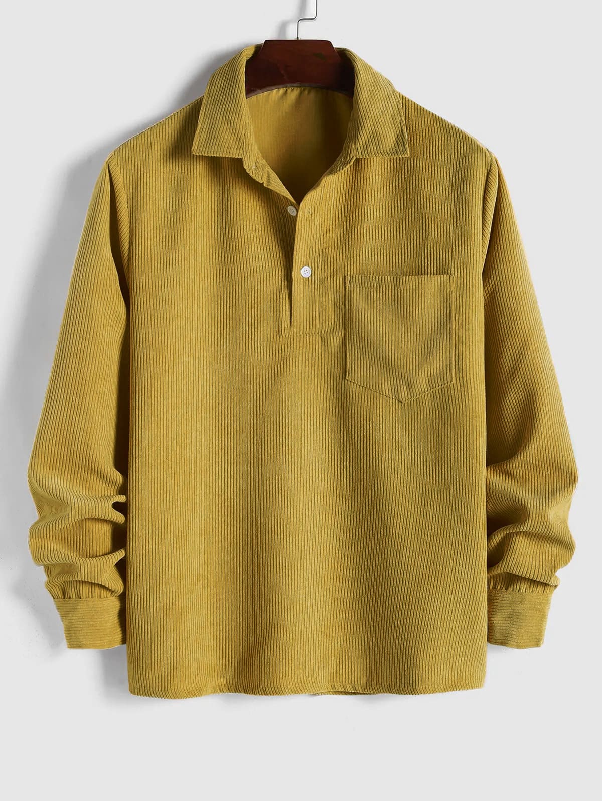Alban | Relaxed Long Sleeve Button Up Shirt