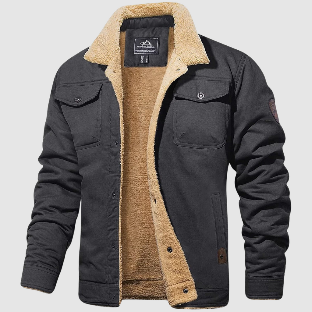 Men's lined lightweight bomber jacket