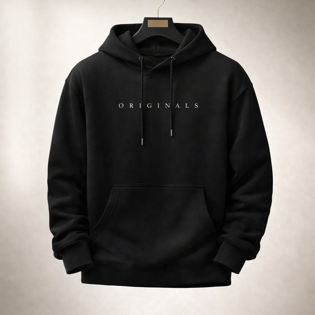 Men's relaxed everyday pullover hoodie, view 7