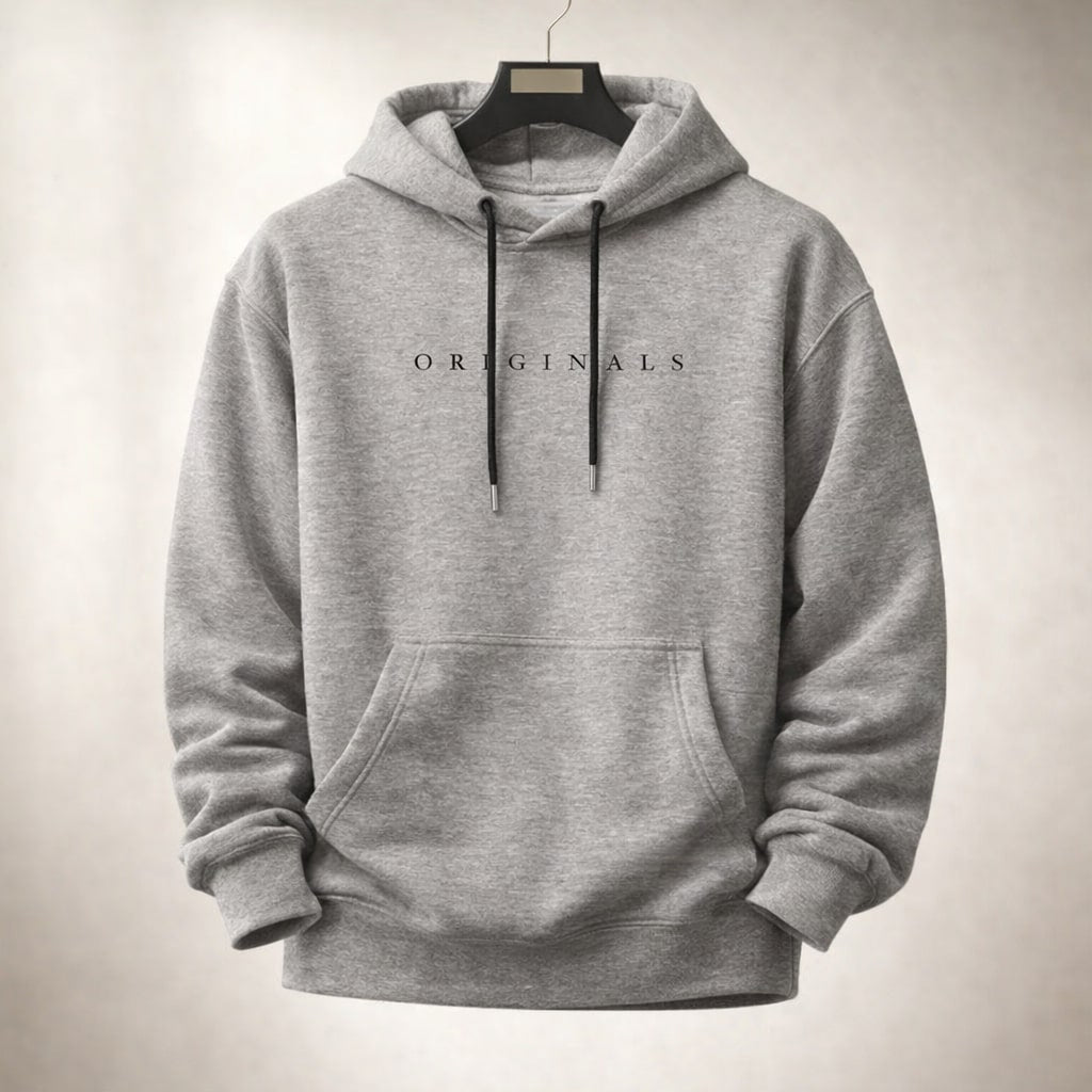 Men's relaxed everyday pullover hoodie, view 5