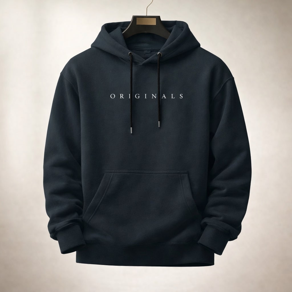 Men's relaxed everyday pullover hoodie, view 6