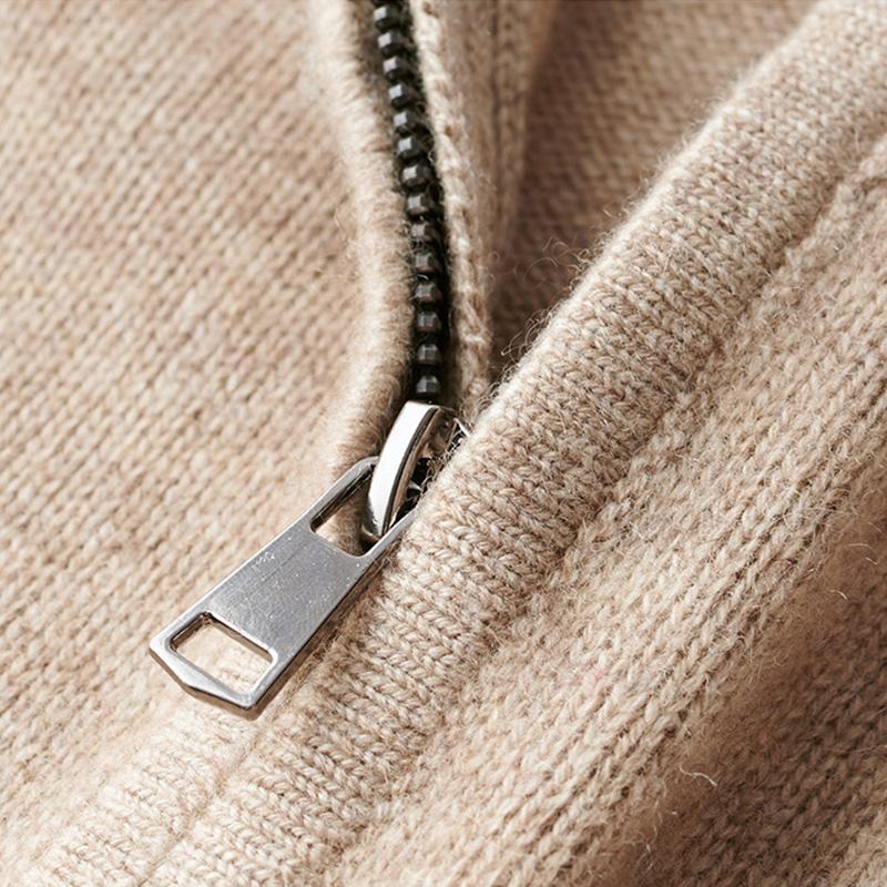 Men's premium half zip jumper, view 7