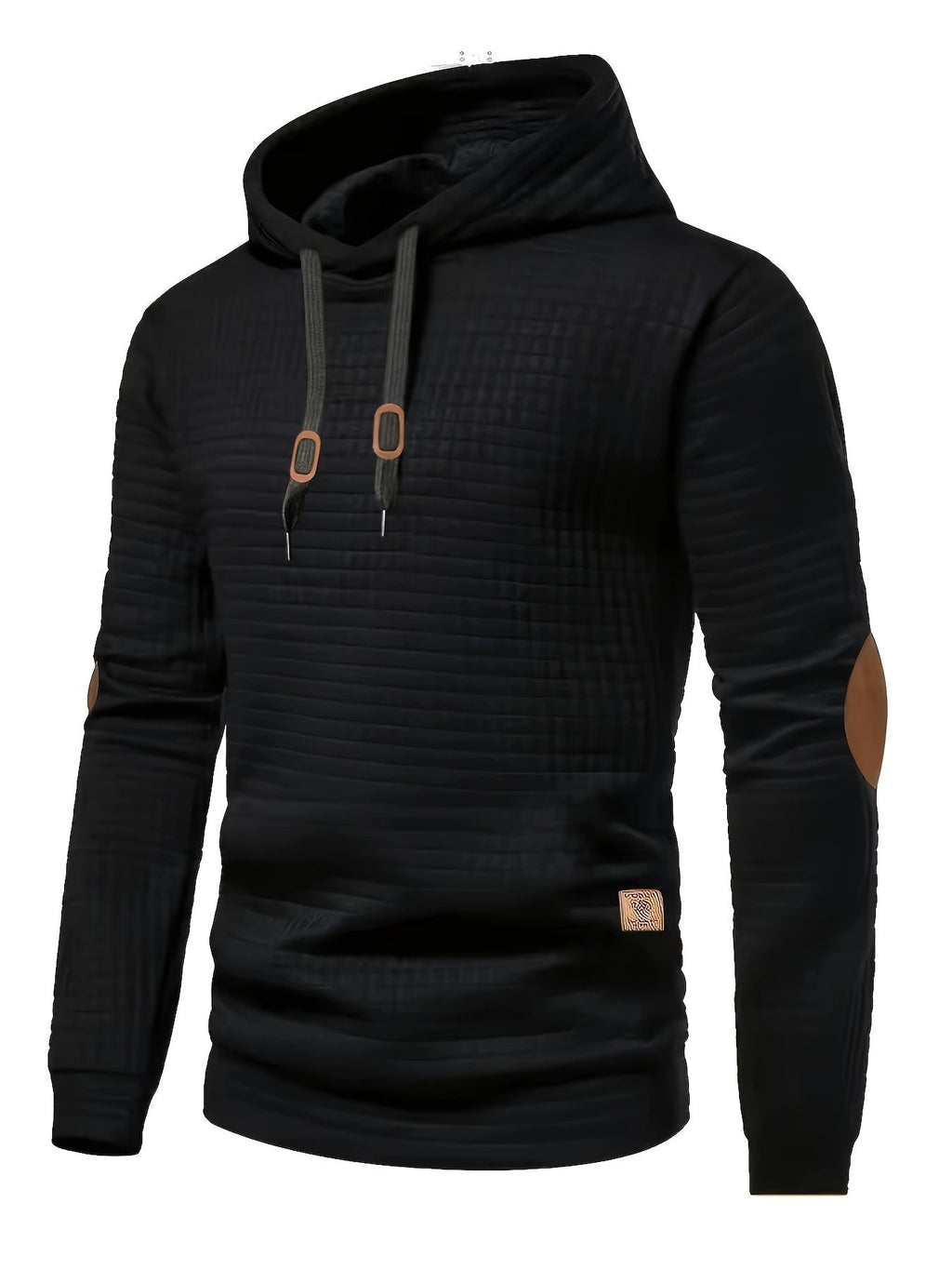 Men's subtle texture hooded sweatshirt, view 8