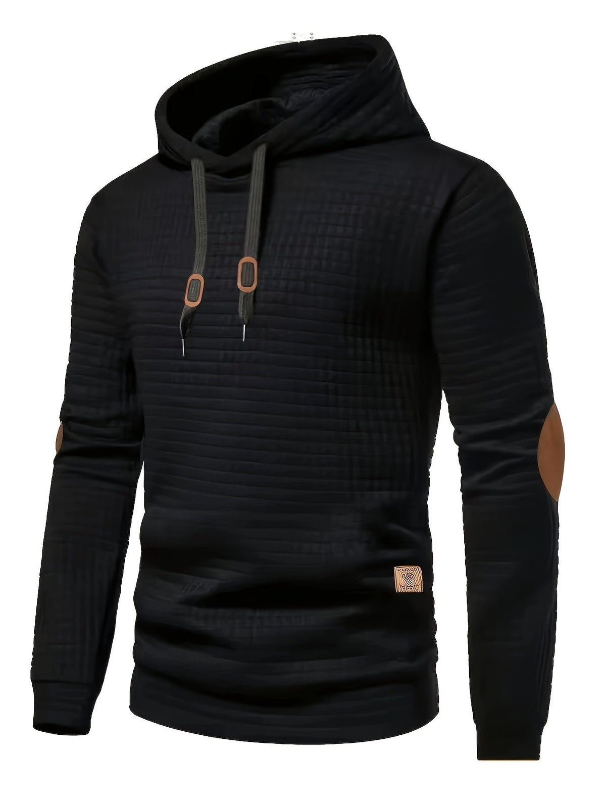 Men's subtle texture hooded sweatshirt, view 8