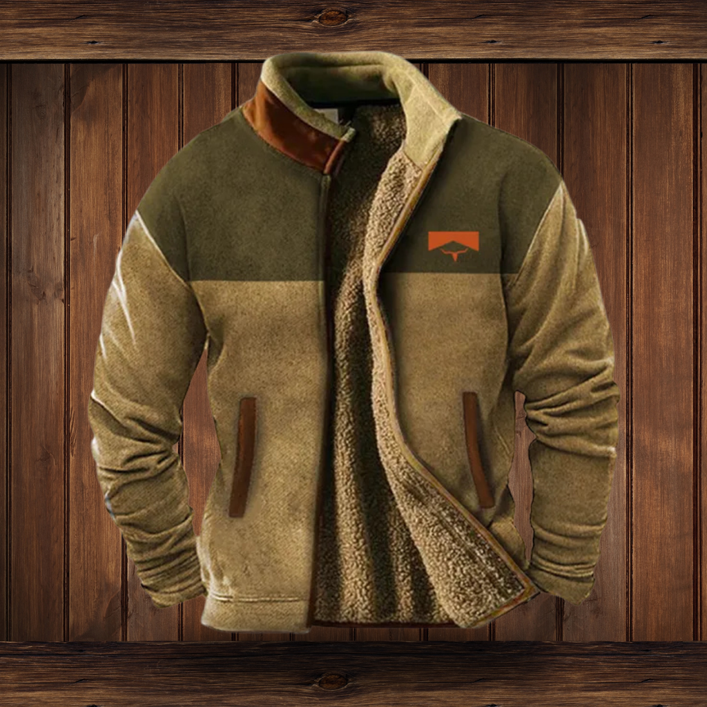 Albie | Colour Block Hooded Fleece Gilet