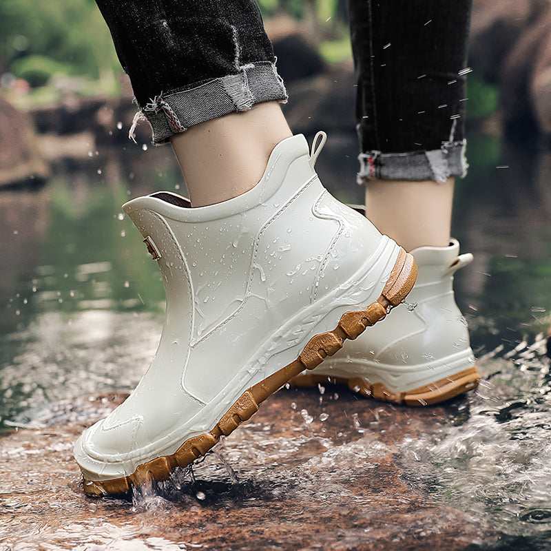 Men's waterproof rubber rain boots, view 5
