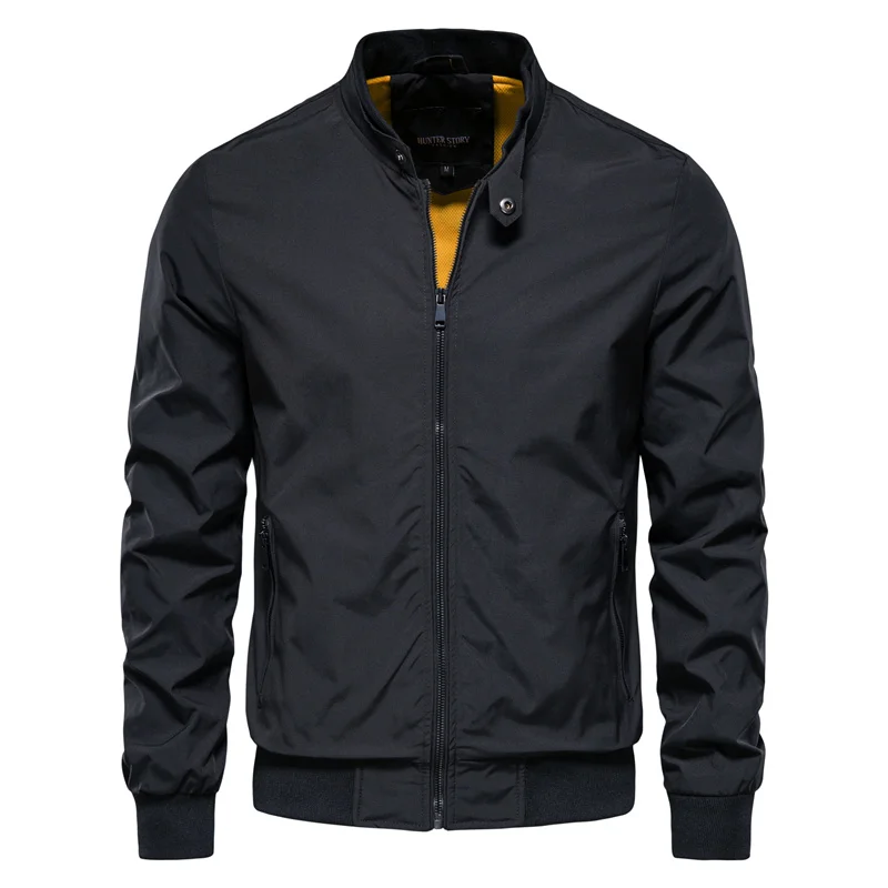 Men's lightweight zip up transitional jacket