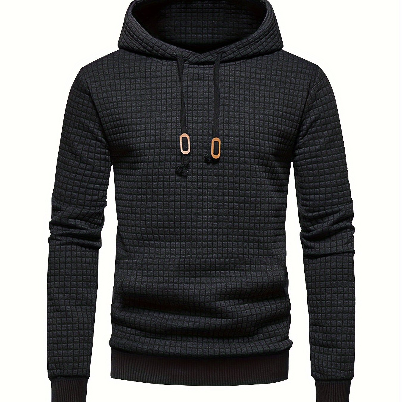 Trevor | Waffle Textured Hooded Pullover