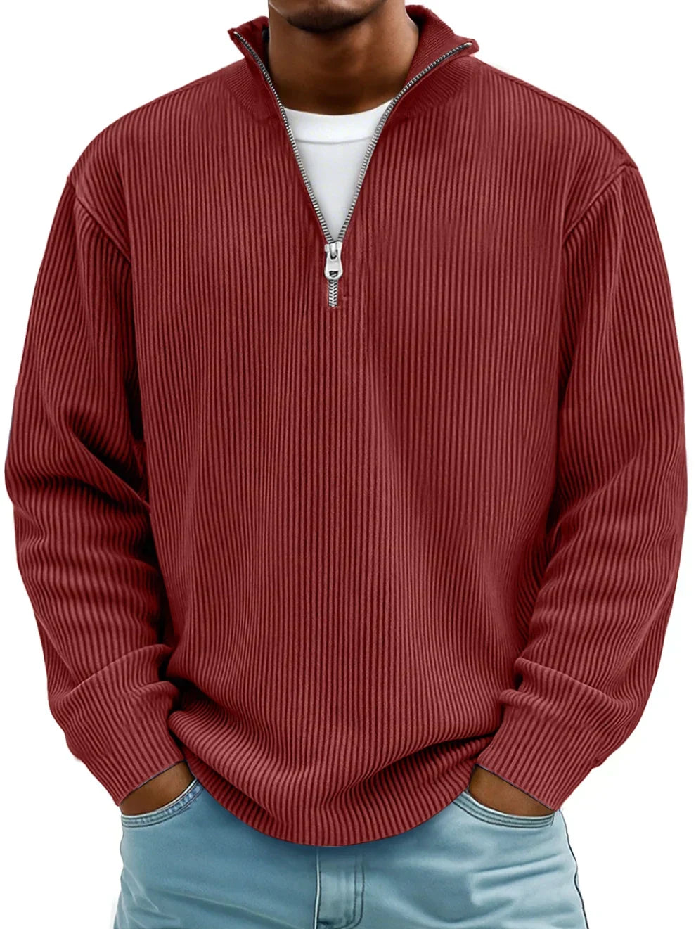 Men's classic knit crew pullover