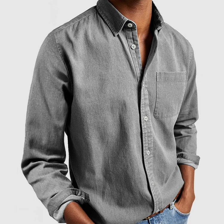 Men's everyday comfort button up shirt, view 9