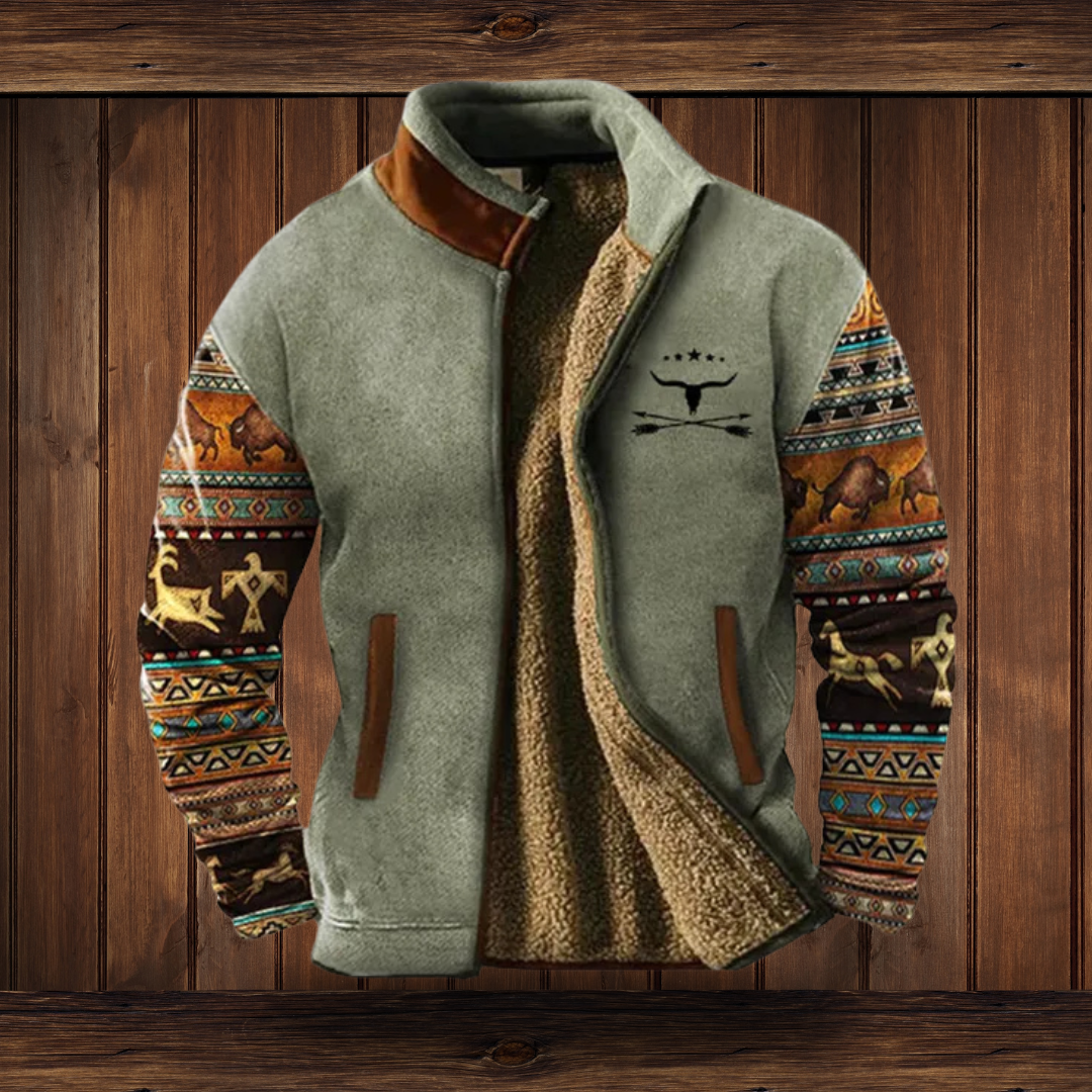 Albie | Colour Block Hooded Fleece Gilet