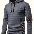 Men's subtle texture hooded sweatshirt