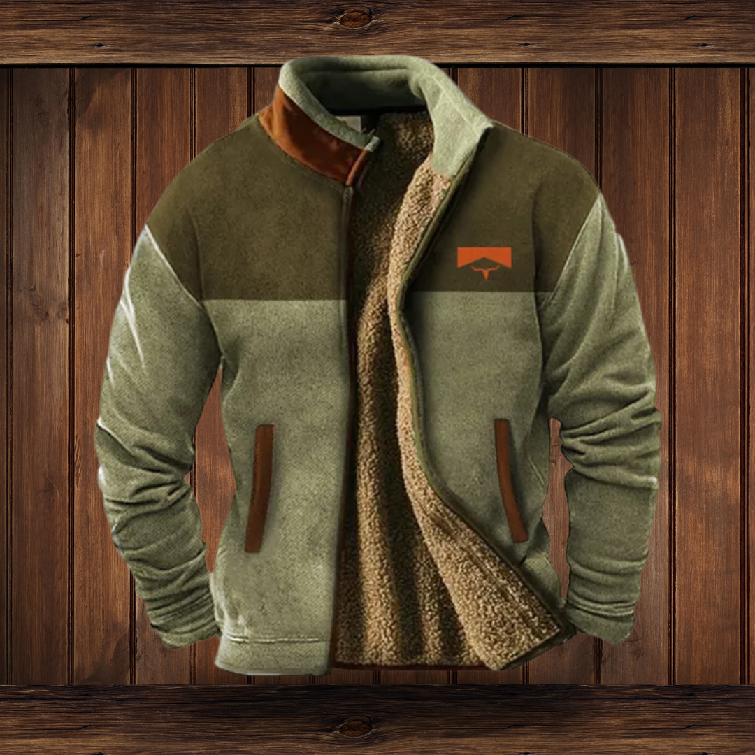 Albie | Colour Block Hooded Fleece Gilet