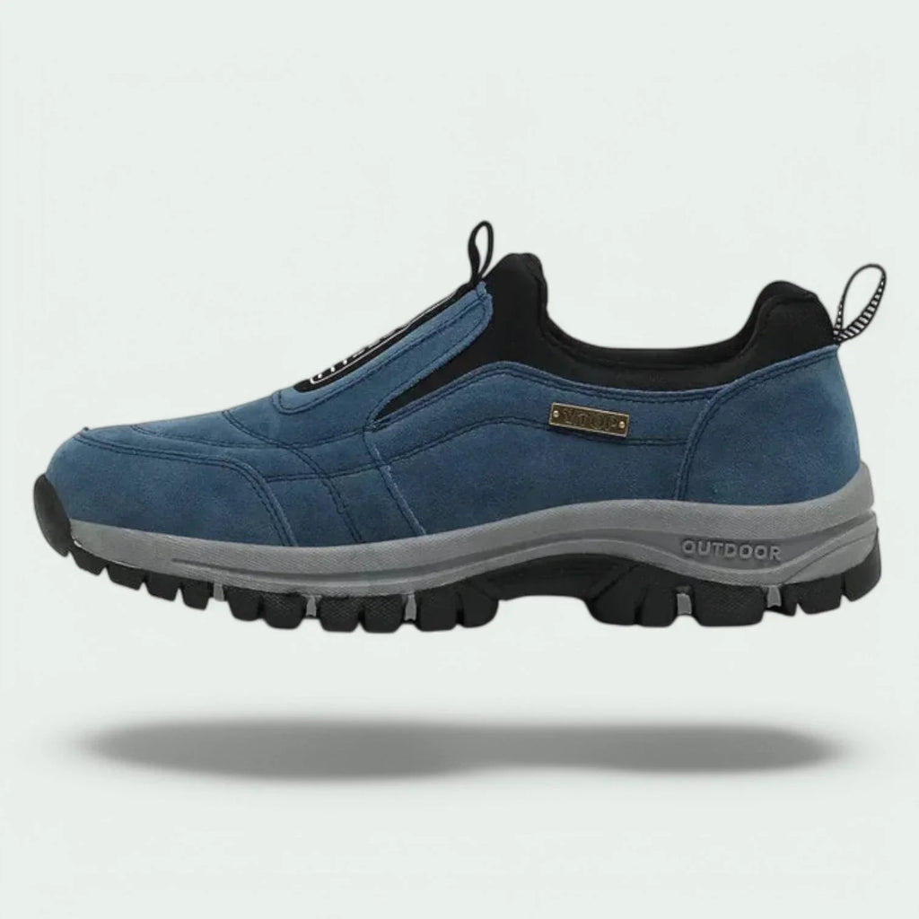 Men's cushioned supportive walking shoes, detail