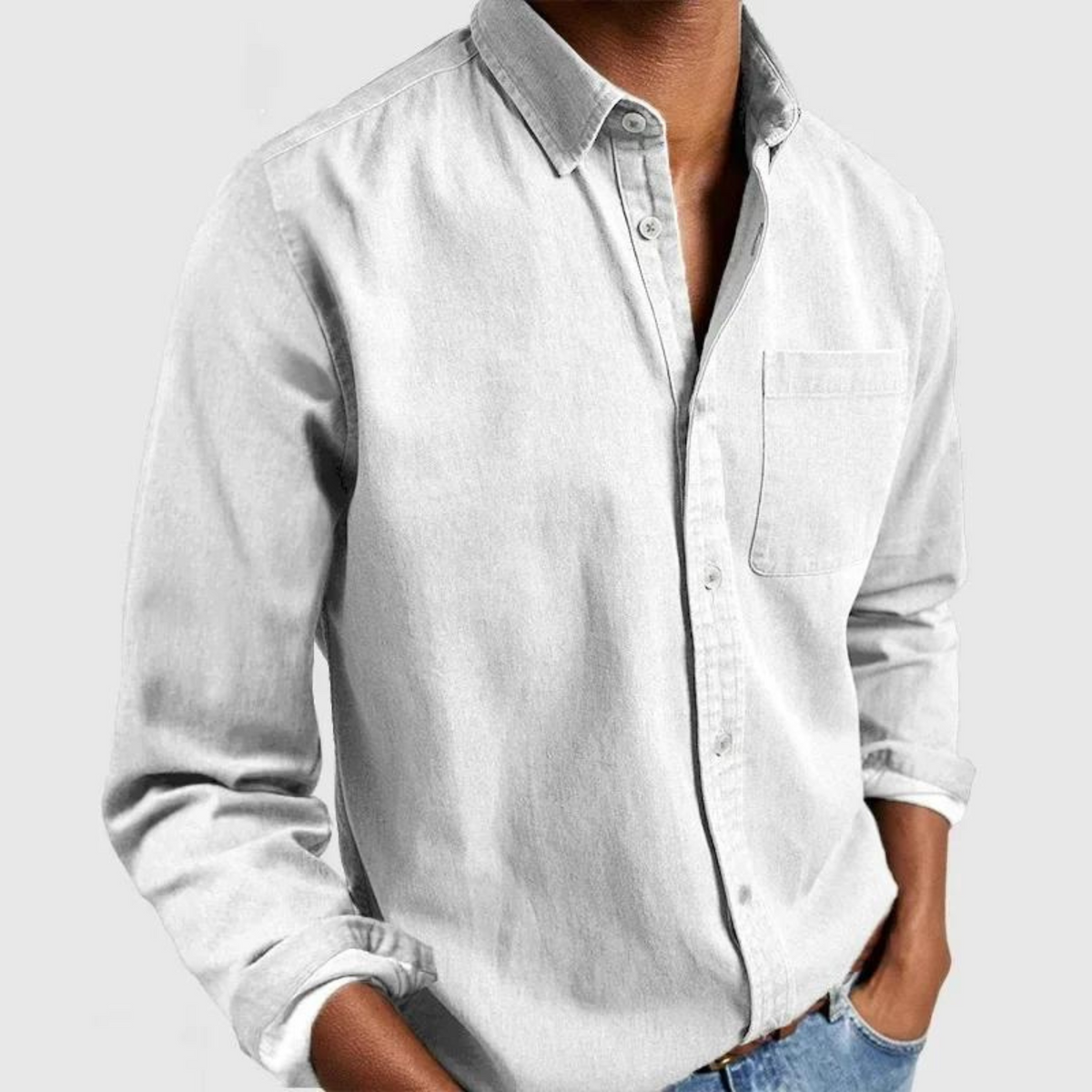 Men's everyday comfort button up shirt, view 10