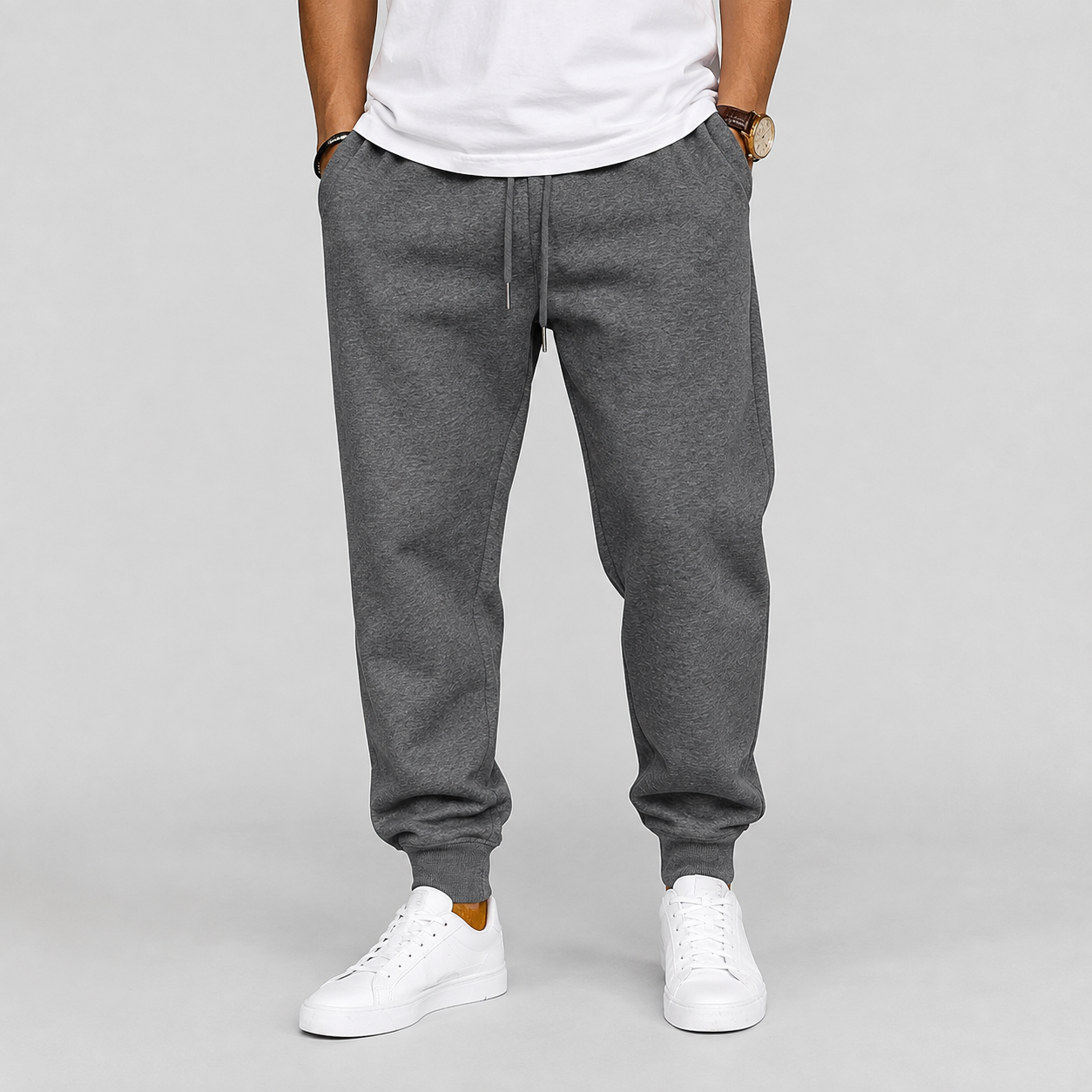 Men's regular fit stretch joggers