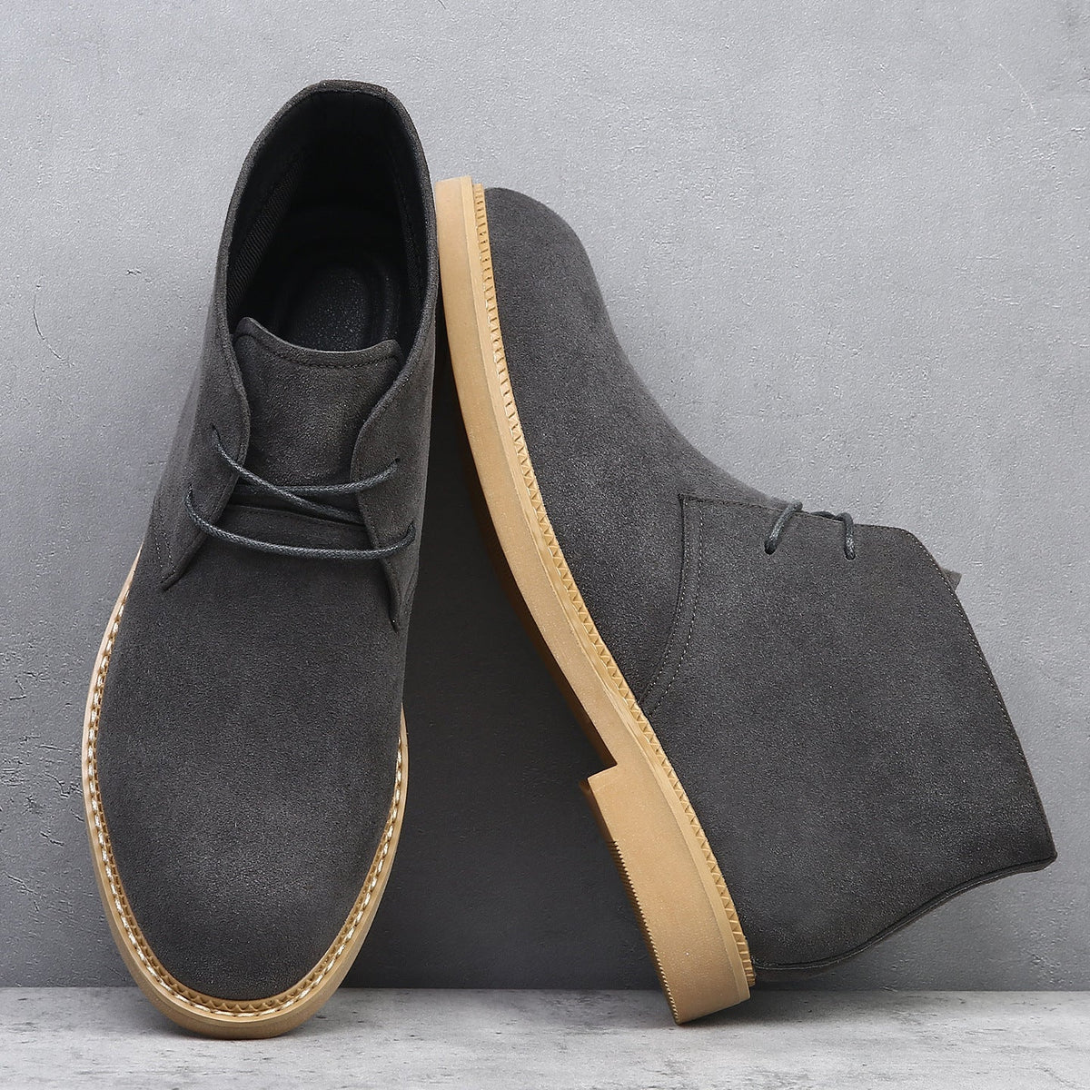 Oscar | Suede Wedge Sole Desert Boots