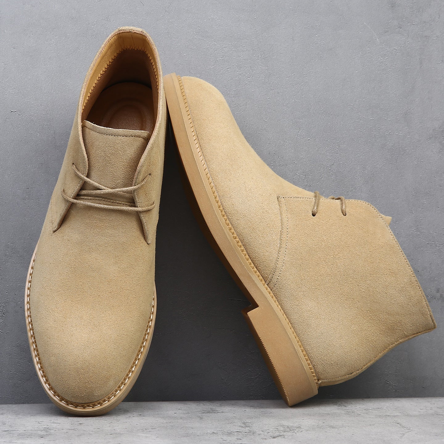 Oscar | Suede Wedge Sole Desert Boots