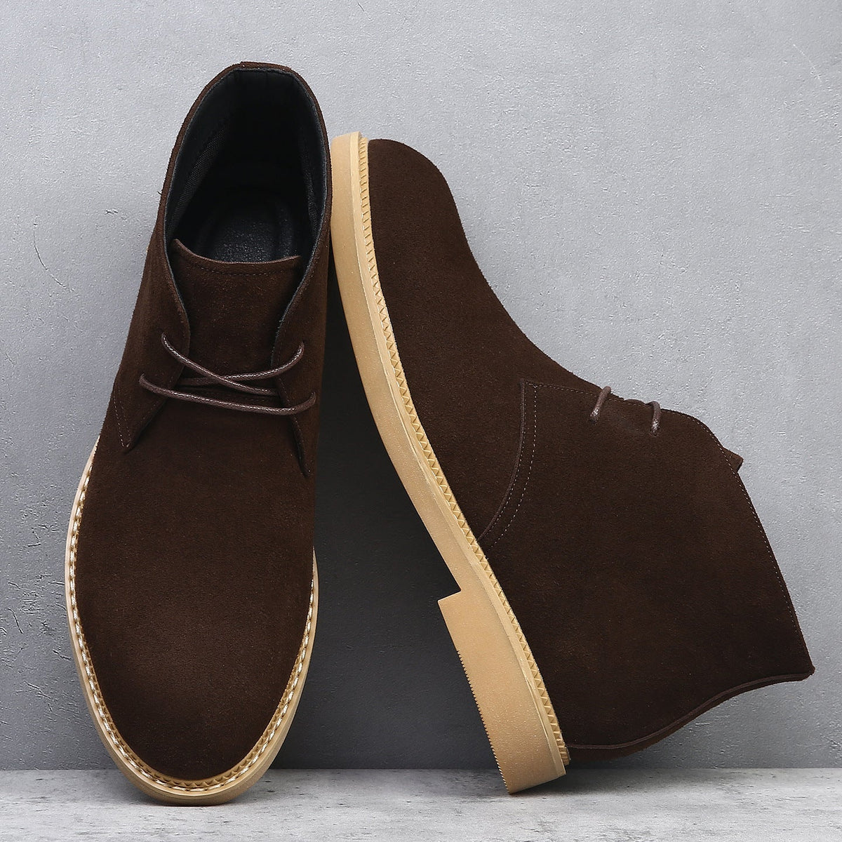 Oscar | Suede Wedge Sole Desert Boots