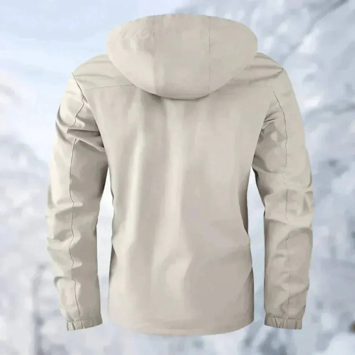 Men's wind and rain hooded outdoor jacket, view 5