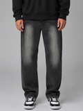 Men's straight leg denim jeans