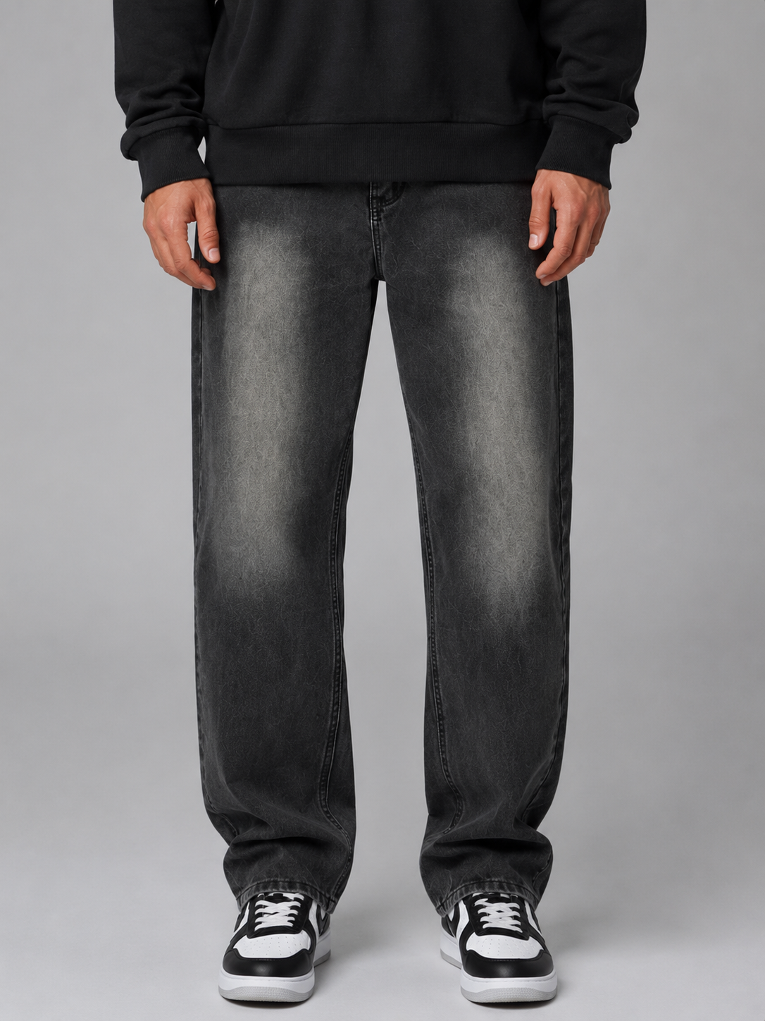 Men's straight leg denim jeans