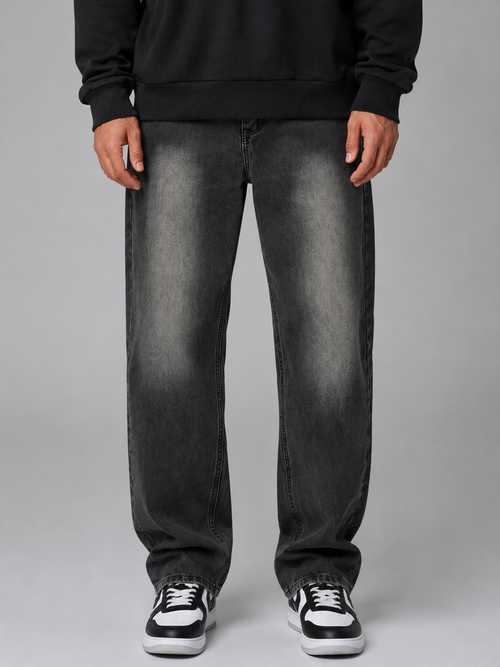 Men's straight leg denim jeans