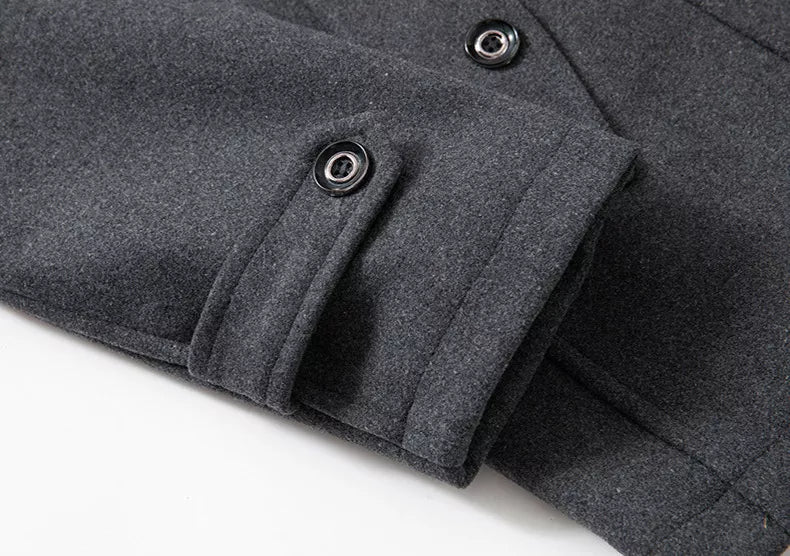 Men's two piece lined winter coat, view 10