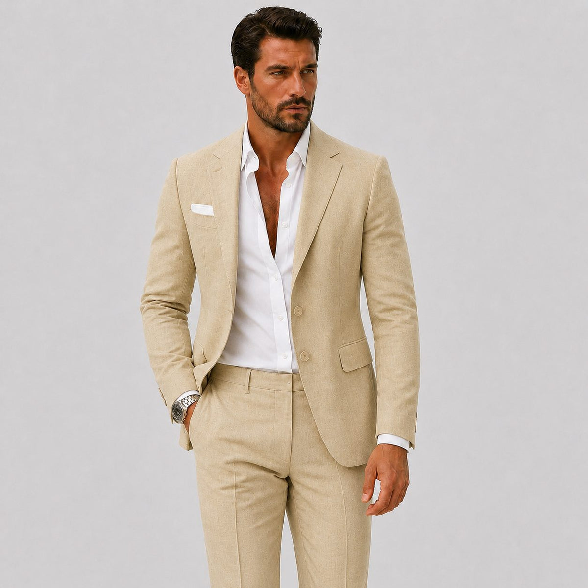 Men's breathable two piece suit, view 12