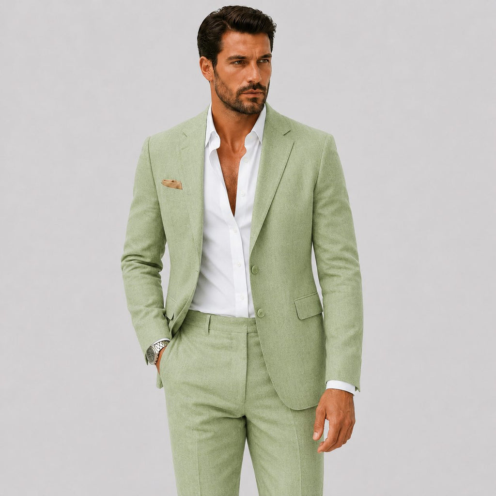 Men's breathable two piece suit, detail