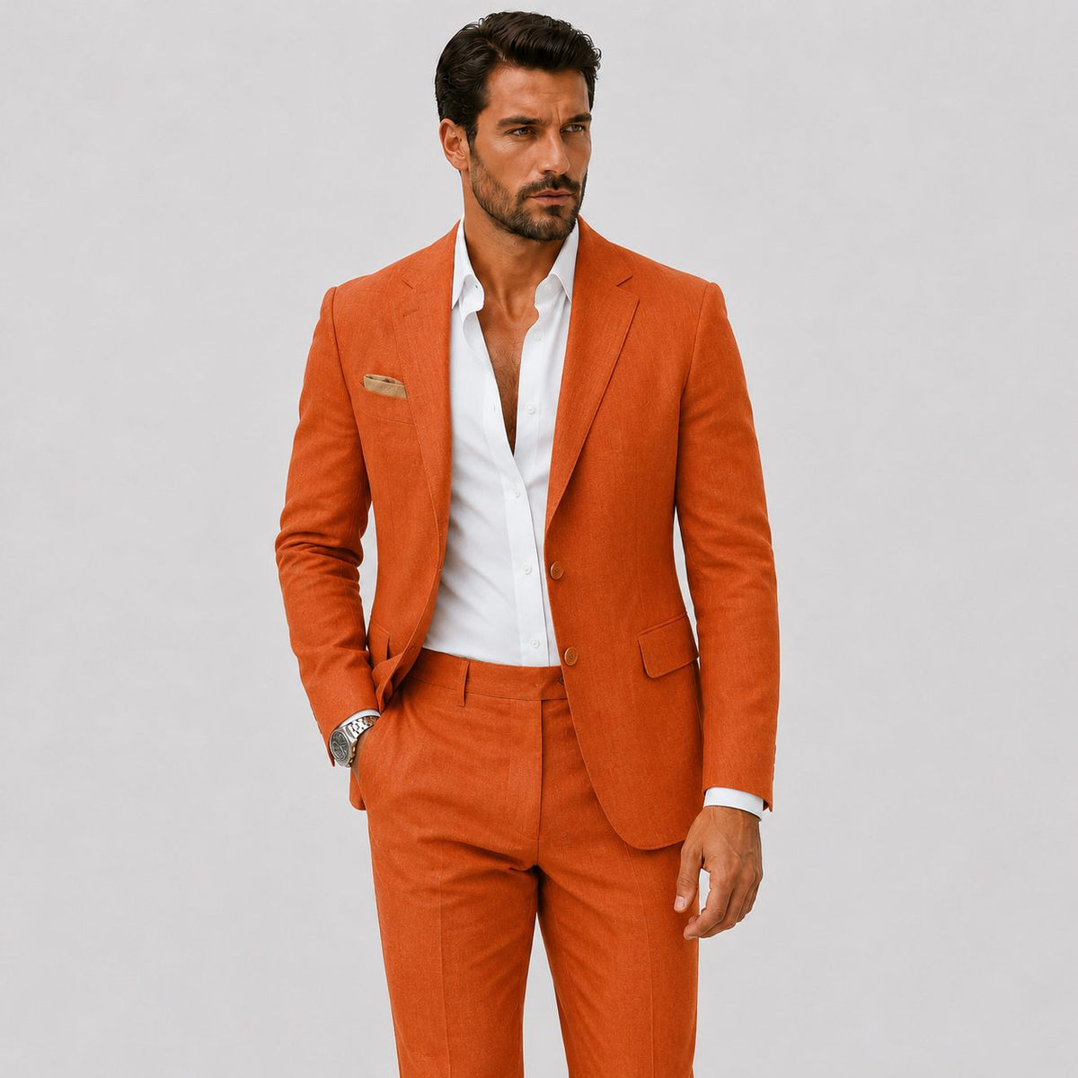 Men's breathable two piece suit, view 6