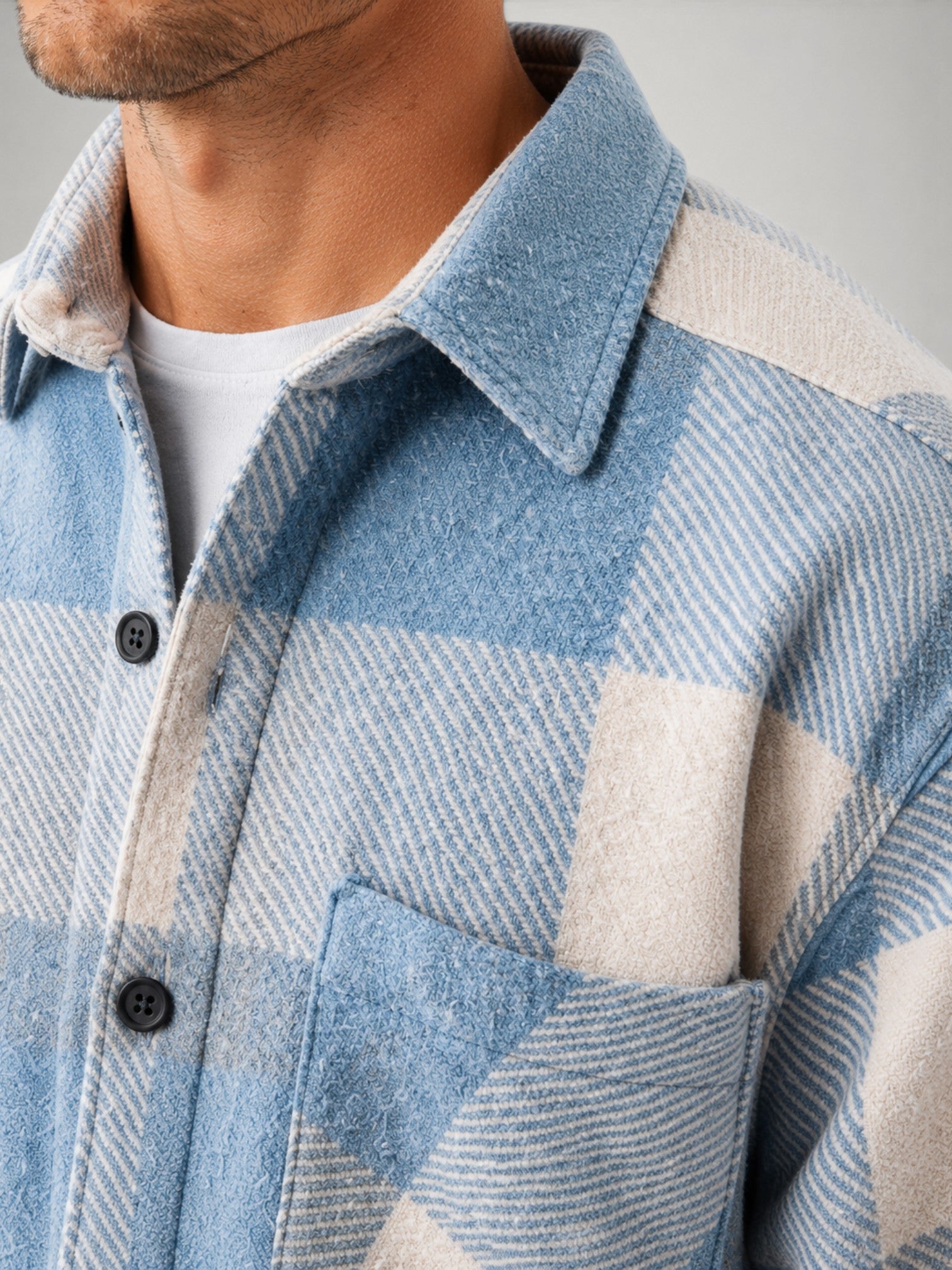 Dalton | Brushed Plaid Flannel Overshirt