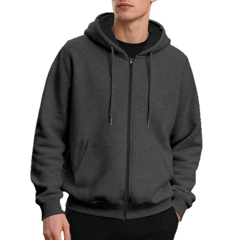 Men's oversized full zip hoodie, view 5