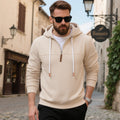 Men's soft fleece half zip hoodie, view 11