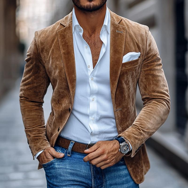 Men's modern structured day blazer