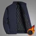 Men's waterproof lightweight rain jacket, back view