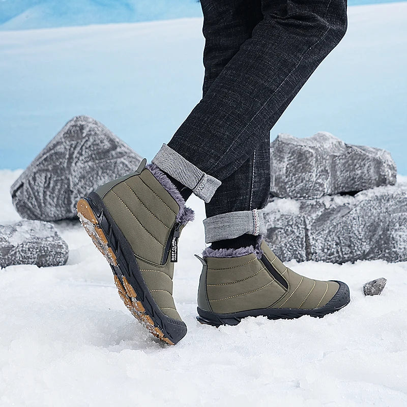Men's waterproof insulated snow boots, view 11
