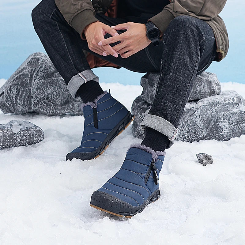 Men's waterproof insulated snow boots, view 15