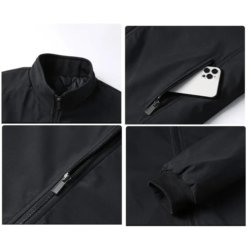 Men's waterproof lightweight rain jacket, detail