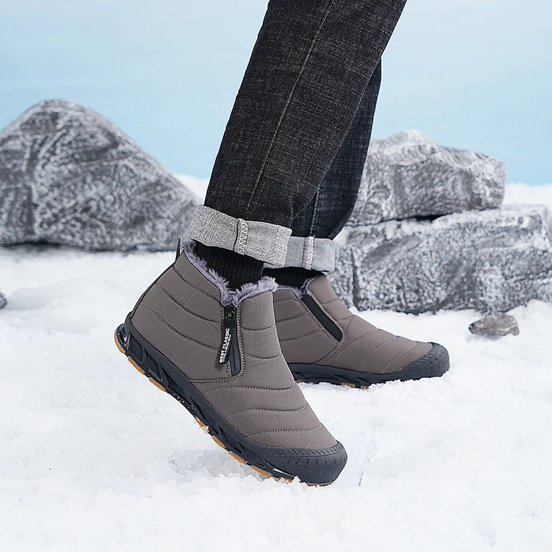 Men's waterproof insulated snow boots, view 20