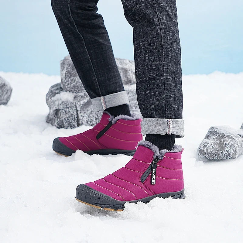 Men's waterproof insulated snow boots, view 25