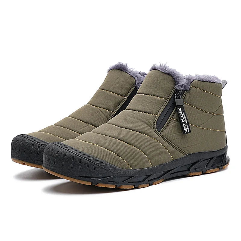 Men's waterproof insulated snow boots, view 9
