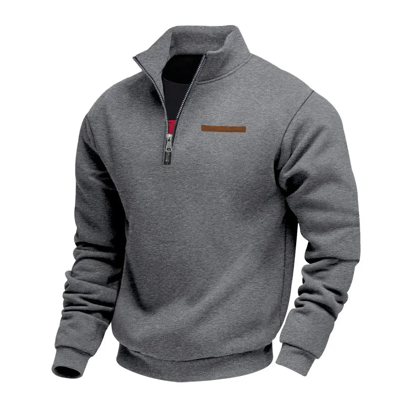 Men's brushed fleece crew sweatshirt, view 8