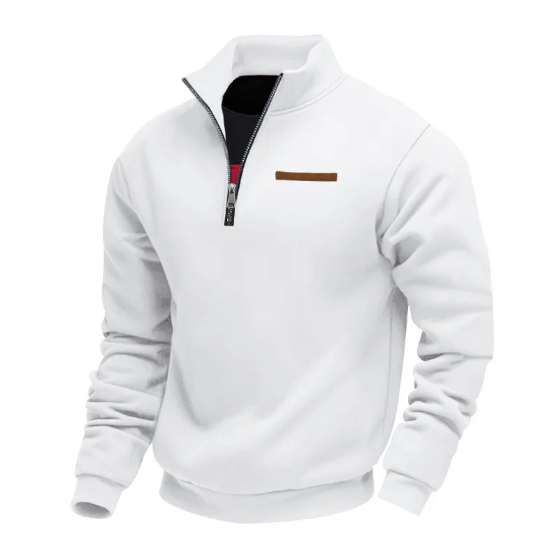 Men's brushed fleece crew sweatshirt, view 6